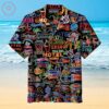 Neon Signs Hawaiian Shirt Beach Outfit Summer