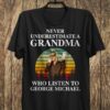 Never Underestimate A Grandma Who Listen To George Michael T Shirt