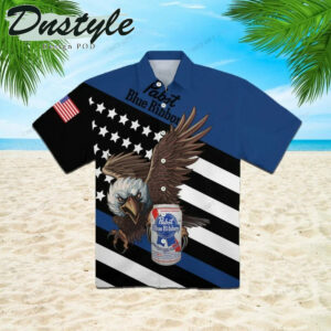 Pabst Blue Ribbon Eagle Hawaiian Shirt