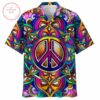 Peace Sign Clip Art Trippy Psychedelic Hawaiian Shirt