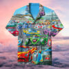 Racing Car Hawaiian Shirt Summer Outfit Beach