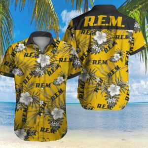 Rem Rock Band Hawaiian Shirt Outfit Summer Beach