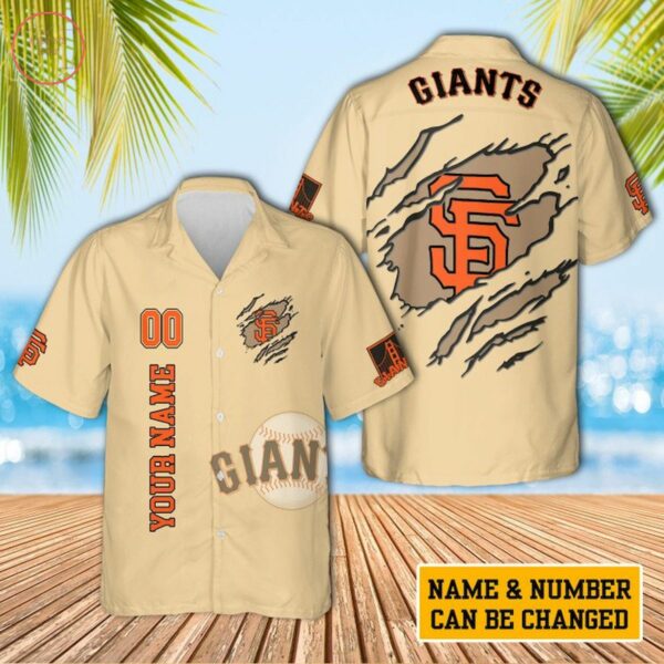 San Francisco Giants Custom Hawaiian Shirt