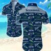 Seattle Seahawks Triagle Pattern Hawaiian Shirt