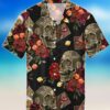 Skull Poker Hawaiian Shirt Outfit Summer Beach