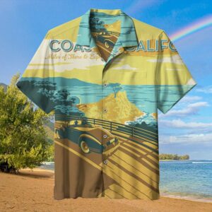 The Scenery Along The Coast (California) Hawaiian Shirt