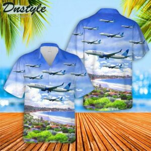 United Airlines Boeing 737924Er Hawaiian Shirt