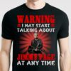 Warning I May Start Talking About Jimmy Page At Any Time T Shirt