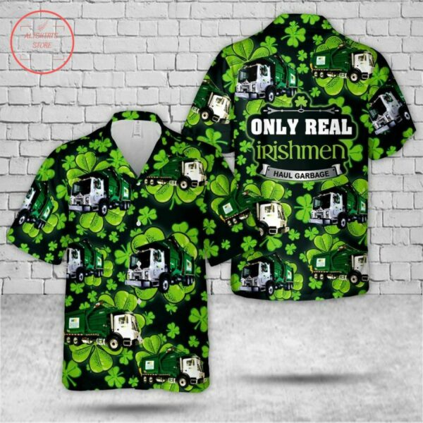 Waste Management Patrick'S Day Hawaiian Shirt