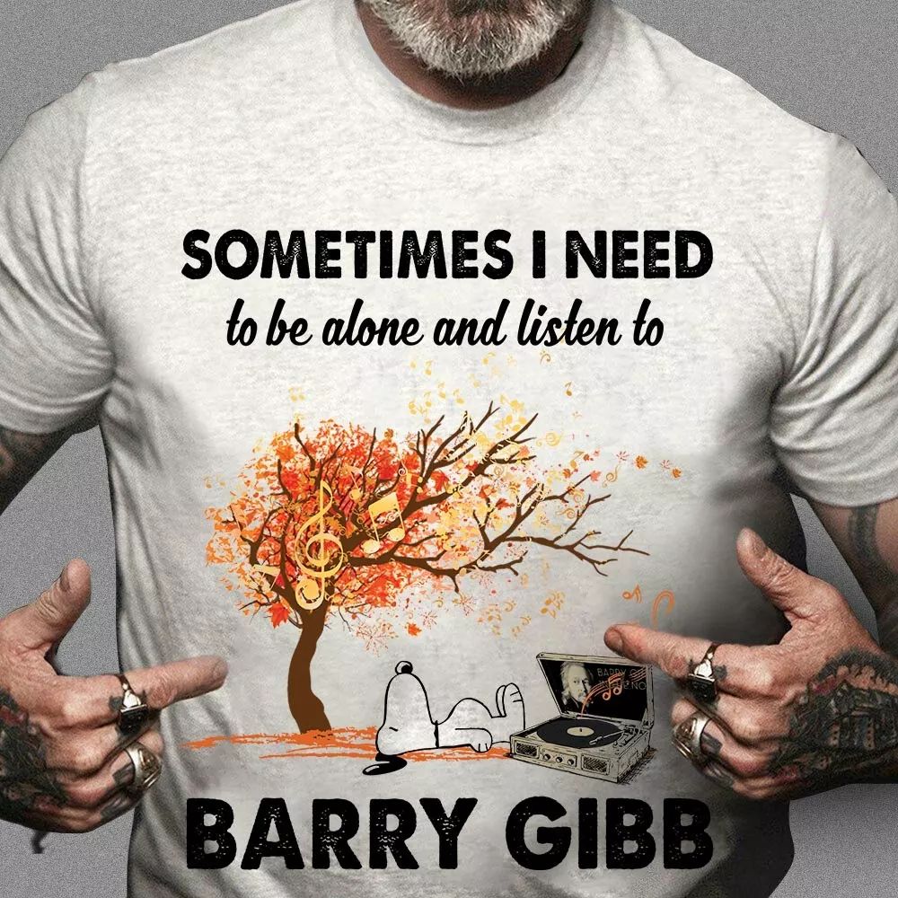 Somtimes Barry Gibb Type 178 T Shirt