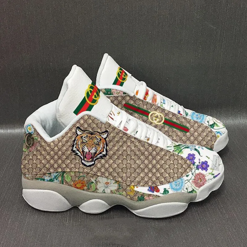 Gucci Tiger  Air Jordan 13 Shoes Luxury Trending Fashion Sneakers