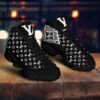 Louis Vuitton Black White Air Jordan 13 Luxury Shoes Sneakers Fashion Trending