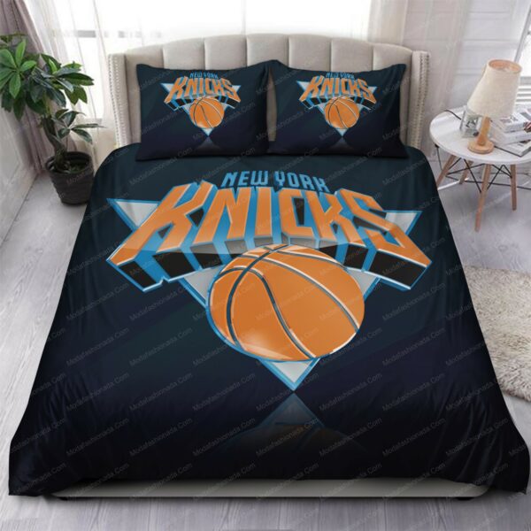 New York Knicks Nba 159 Logo Type 1078 Bedding Sets Sporty Bedroom Home Decor