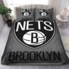 Brooklyn Nets Nba 143 Logo Type 1091 Bedding Sets Sporty Bedroom Home Decor