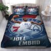 Joel Embiid Philadelphia 76Ers Nba 106 Logo Type 1129 Bedding Sets Sporty Bedroom Home Decor