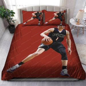 Devin Booker Phoenix Suns Nba 87 Logo Type 1171 Bedding Sets Sporty Bedroom Home Decor