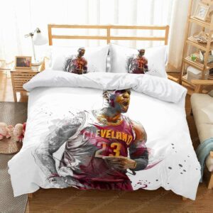 Lebron James American Professional Basketball Player 1 Logo Type 1244 Bedding Sets Sporty Bedroom Home Decor