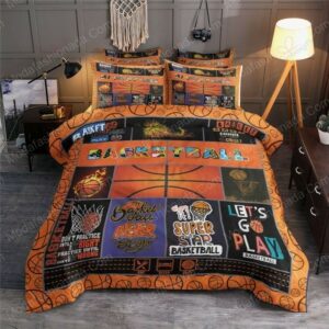 Basketball Sport 21 Logo Type 1253 Bedding Sets Sporty Bedroom Home Decor