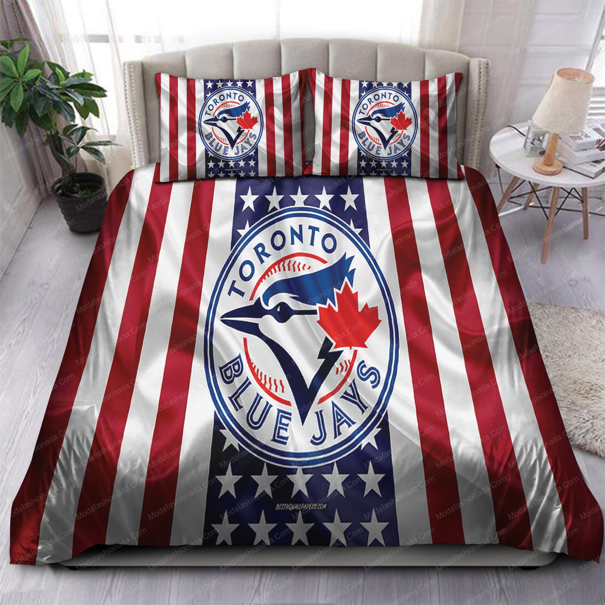 Toronto Blue Jays Mlb 183 Logo Type 1286 Bedding Sets Sporty Bedroom Home Decor