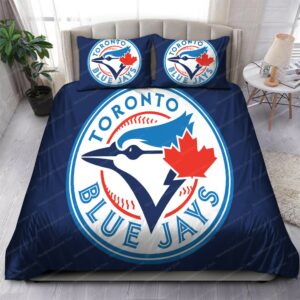 Toronto Blue Jays Mlb 181 Logo Type 1289 Bedding Sets Sporty Bedroom Home Decor