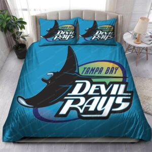 Tampa Bay Rays Mlb 173 Logo Type 1299 Bedding Sets Sporty Bedroom Home Decor