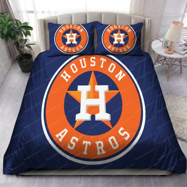 Houston Astros Mlb Logo Type 1363 Bedding Sets Sporty Bedroom Home Decor