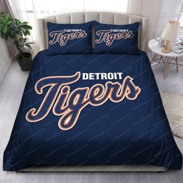 Detroit Tigers Mlb Logo Type 1365 Bedding Sets Sporty Bedroom Home Decor