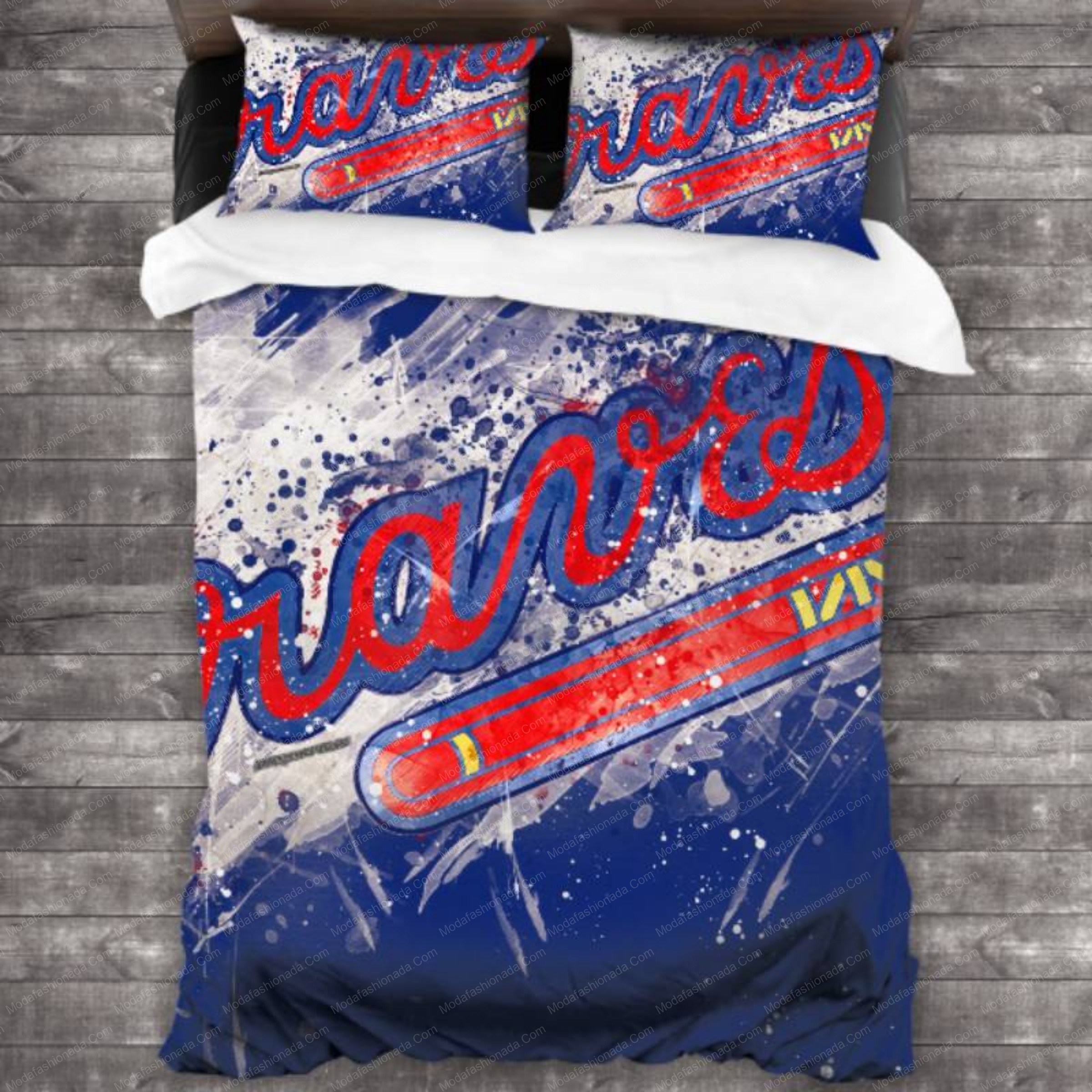 Atlanta Braves Baseball Sport 16 Logo Type 1475 Bedding Sets Sporty Bedroom Home Decor