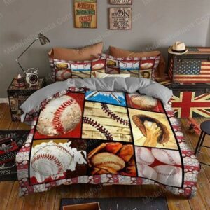 Red Baseball Sport 2 Logo Type 1618 Bedding Sets Sporty Bedroom Home Decor