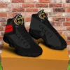 Gucci Black Air Jordan 13 Shoes Luxury Trending Sneakers Fashion