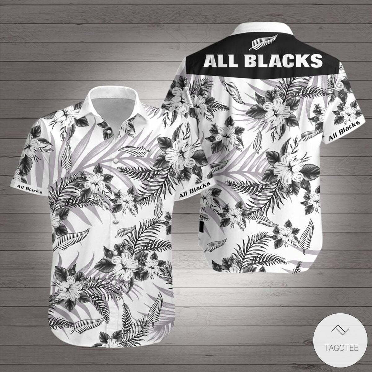 All Blacks Hawaiian Shirt Beach Outfit Summer