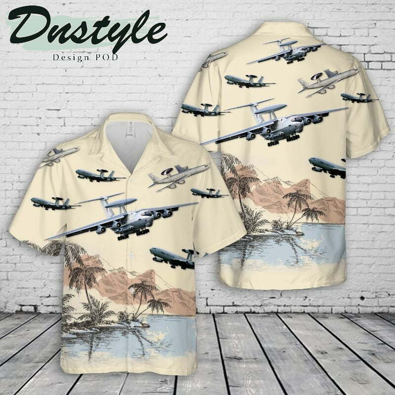 Boeing E3 Sentry Hawaiian Shirt Beach Outfit Summer