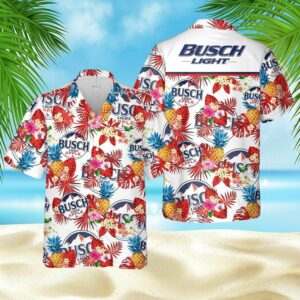 Busch Light Apple And Hawaiian Shirt