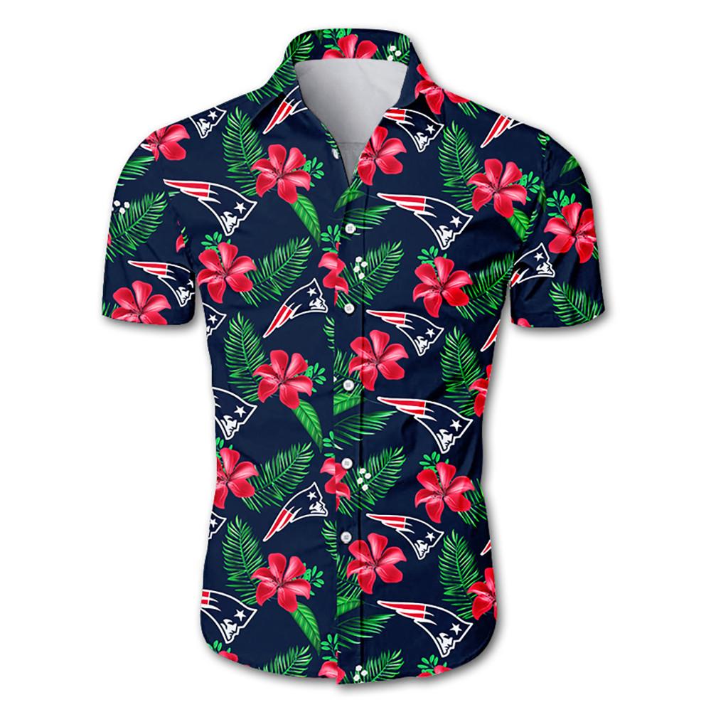 Great New England Patriots Hawaiian Shirt