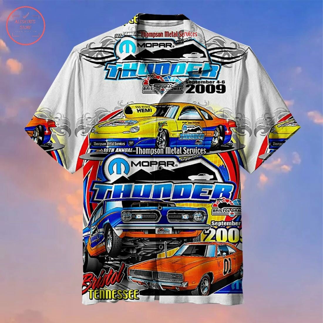 Mopar Thunder Hawaiian Shirt Beach Outfit Summer