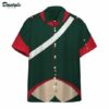 Napoleonic French Light Cavalry Campaign Dress Hawaiian Shirt