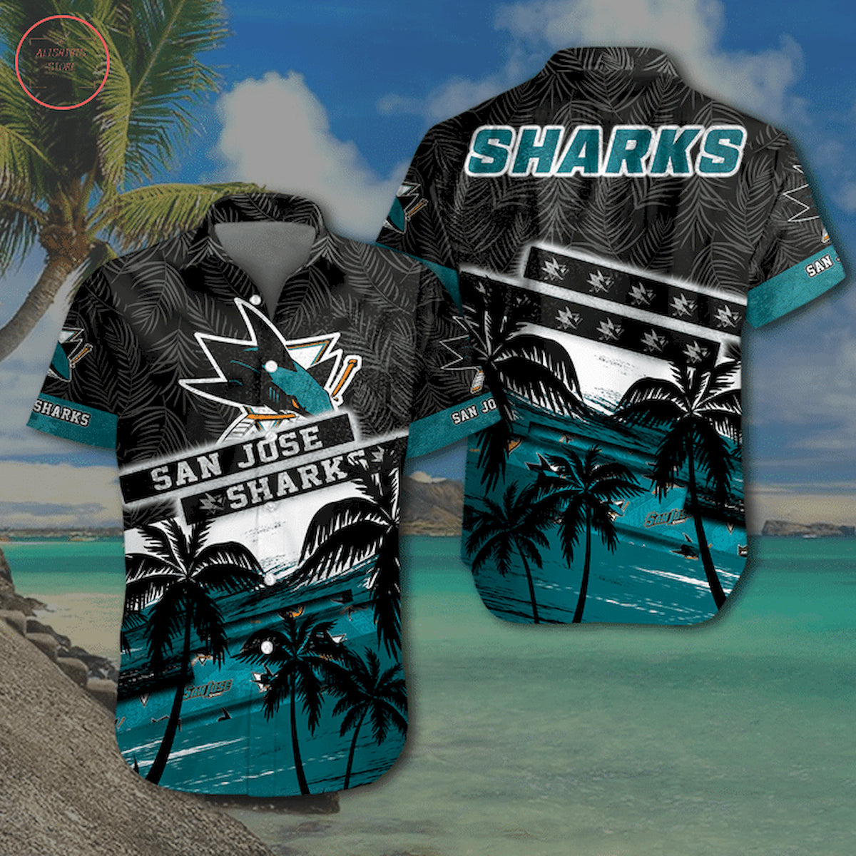 Nhl San Jose Sharks Hawaiian Shirt