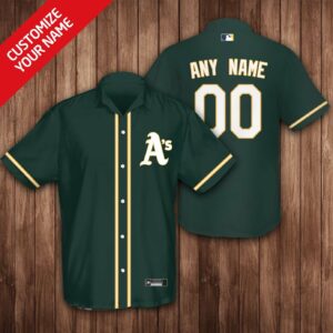 Oakland Athletics Hawaiian Shirt Summer Beach Outfit