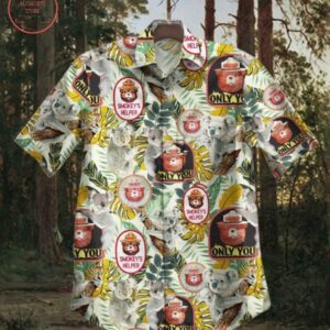 Smokeybear And Koala Nmn Ad Hawaiian Shirt