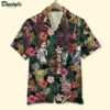 Flower Pattern Hawaiian Shirt Beach Outfit Summer