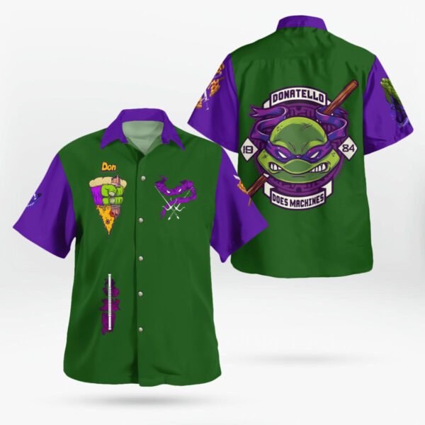 Teenage Mutant Ninja Turtles Donatello Hawaiian Shirt