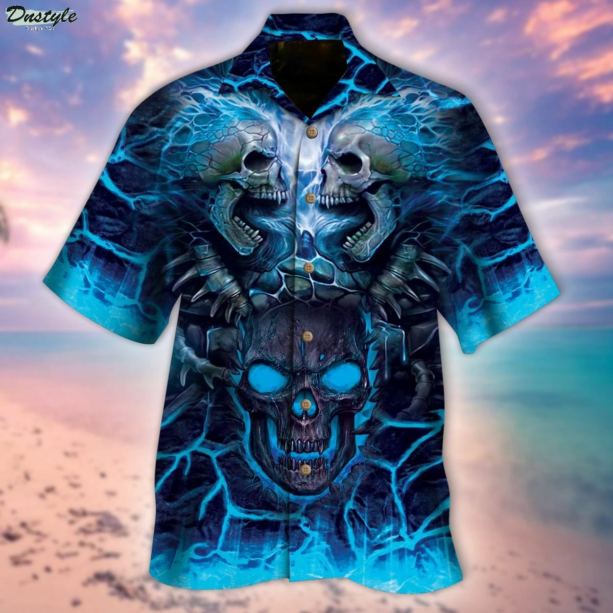 The Death Skull Hawaiian Shirt Summer Outfit Beach