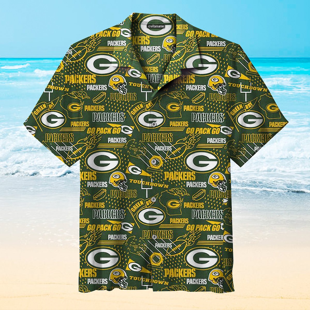 The Green Bay Packers Pring S Hawaiian Shirt