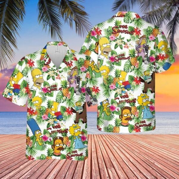 The Simpsons Tropical Hawaiian Shirt