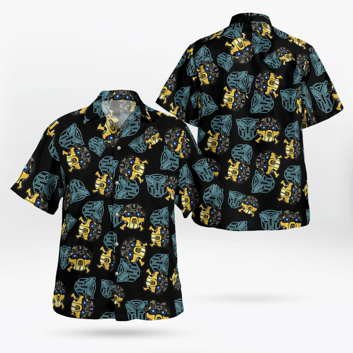 Transformers Bumblebee Hawaiian Shirt