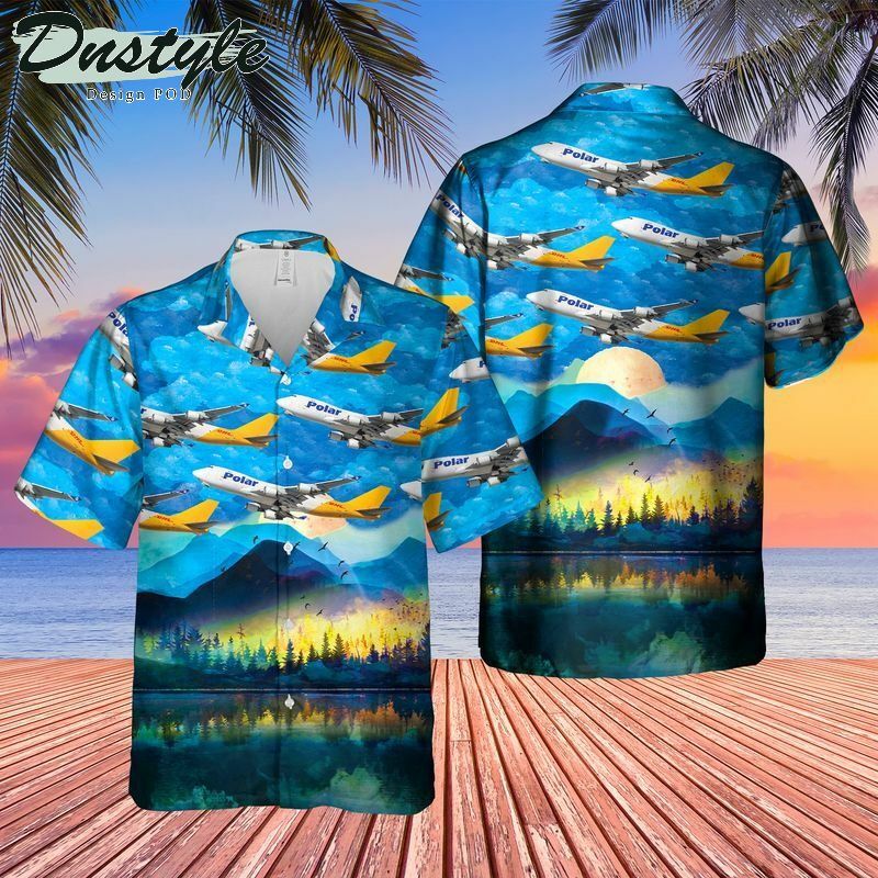 Us Polar Air Cargo (Dhl) Boeing 7673Y0Er Hawaiian Shirt