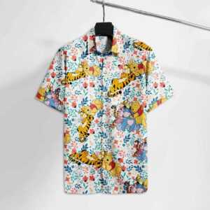 Winnie The Pooh A Big Hug With Friends Hawaiian Shirt