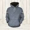 Dior Blue Type 1118 Luxury Hoodie Fashion Brand Outfit