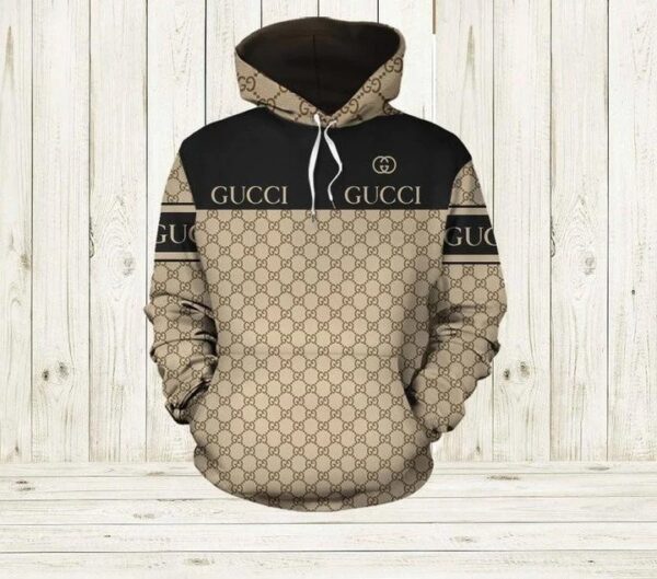 Gucci Black Brown Type 1081 Hoodie Fashion Brand Outfit Luxury