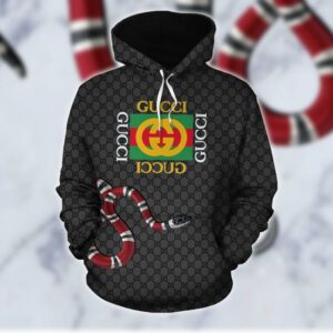 Gucci Black Snake Type 1078 Hoodie Outfit Luxury Fashion Brand